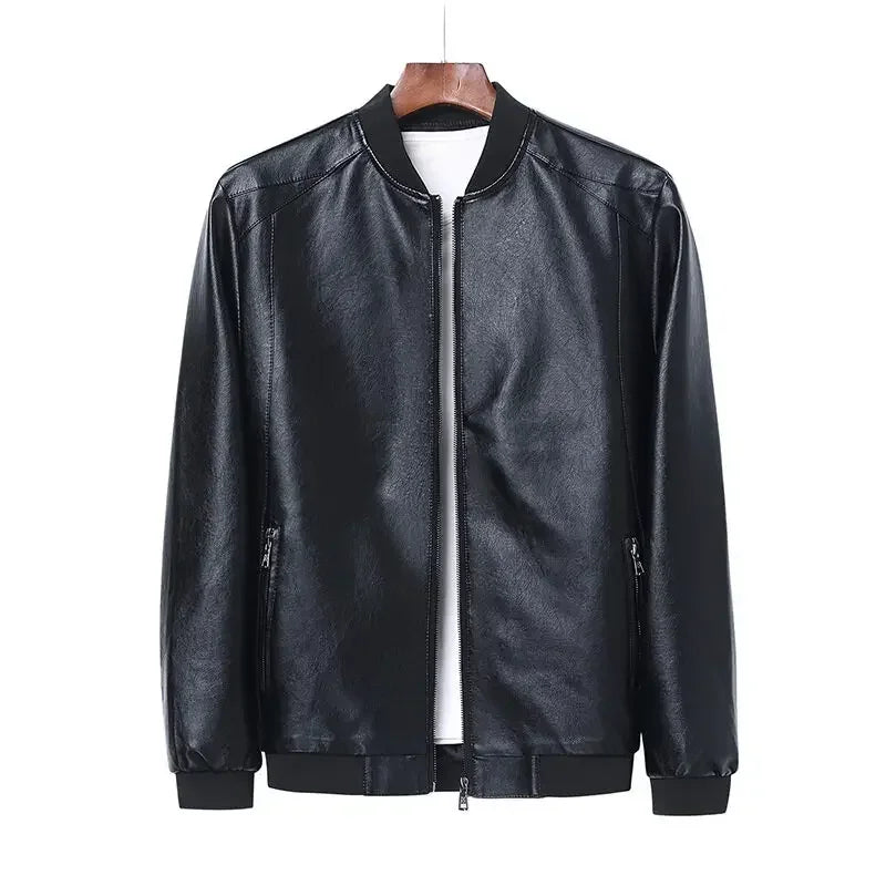 Jaqueta Masculina Estilo Motociclista Coreano