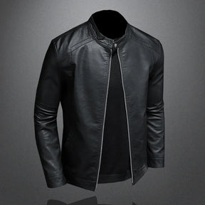 Jaqueta Masculina Gola Alta Slim