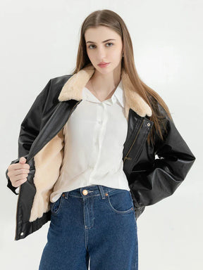 Jaqueta Feminina Para Inverno Estilo Vintage
