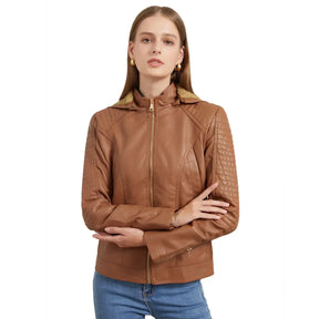 Jaqueta Feminina Oversized com Capuz de Inverno