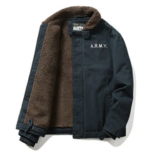 Jaqueta Masculina com Gola de Lã Forro Interno Estilo Casual