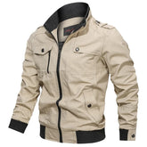 Jaqueta Masculina Casual Estilo Militar e Motociclístico