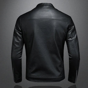 Jaqueta Masculina Gola Alta Slim