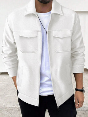 Casaco Masculino Para Inverno Gola Lapel