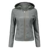 Jaqueta Feminina Oversized com Capuz de Inverno