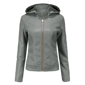 Jaqueta Feminina Oversized com Capuz de Inverno