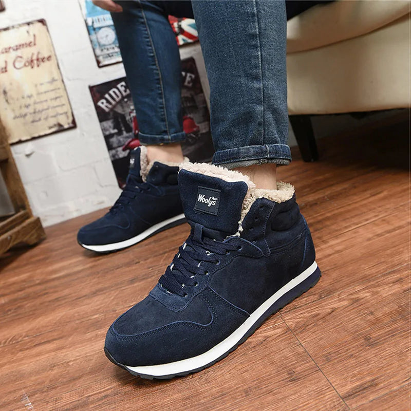 Bota Masculina de Inverno Impermeável