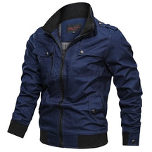 Jaqueta Masculina Casual Estilo Militar e Motociclístico