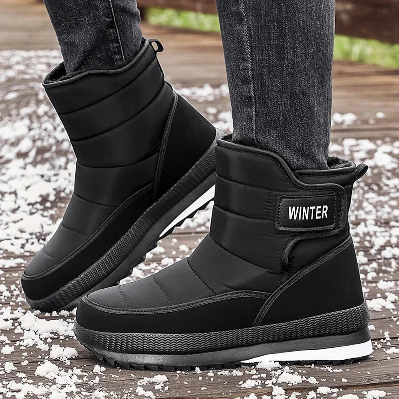 Bota Masculina Para Inverno Impermeável Antiderrapante Confortável