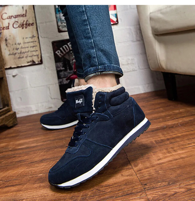 Bota Masculina de Inverno Impermeável