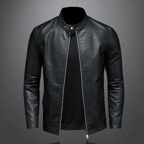 Jaqueta Masculina Gola Alta Slim