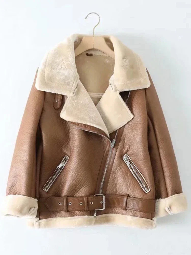 Casaco Feminino Acolchoado Faux com Golaerno