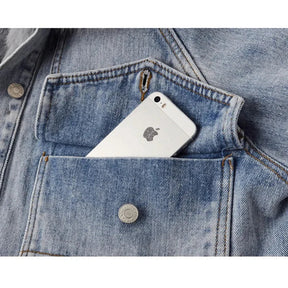 Jaqueta Jeans Feminina com Forro Para Inverno