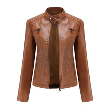 Jaqueta Feminina Casual com Zíper Estilo Streetwear