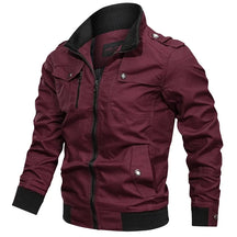 Jaqueta Masculina Casual Estilo Militar e Motociclístico
