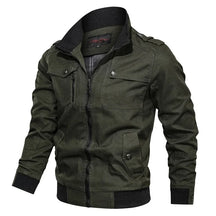 Jaqueta Masculina Casual Estilo Militar e Motociclístico