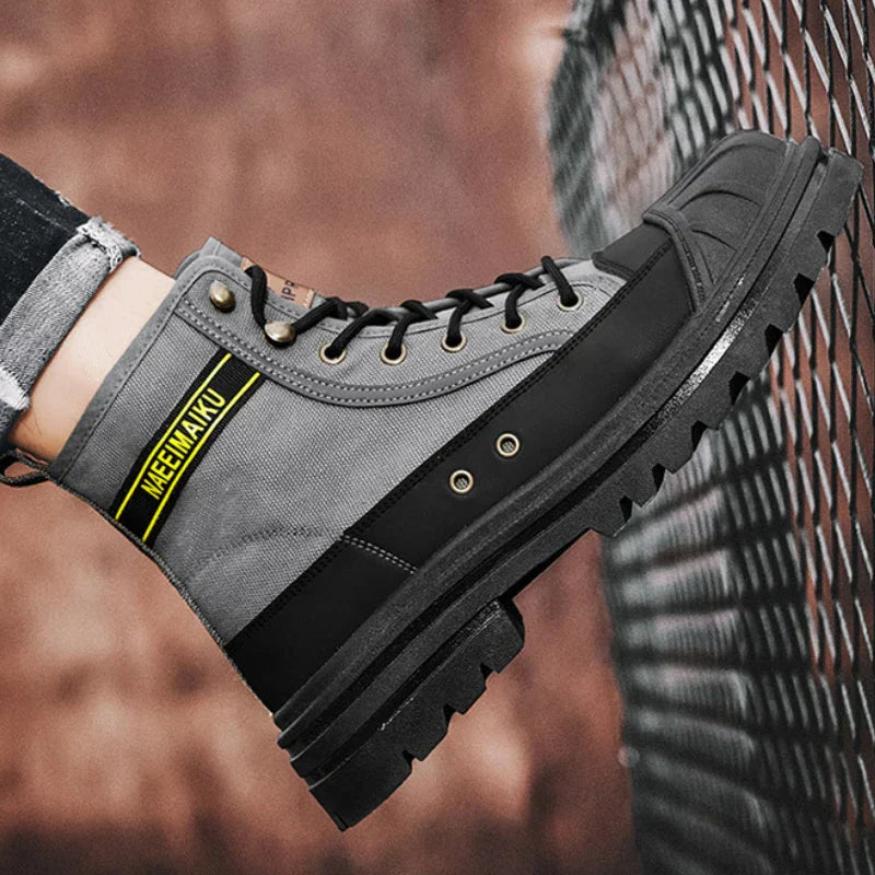 Bota Masculina Para Inverno Cano Alto