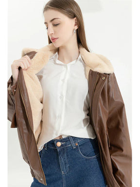 Jaqueta Feminina Para Inverno Estilo Vintage