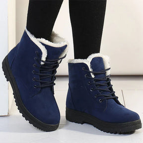 Bota Feminina Para Inverno Salto Baixo Cano Curto