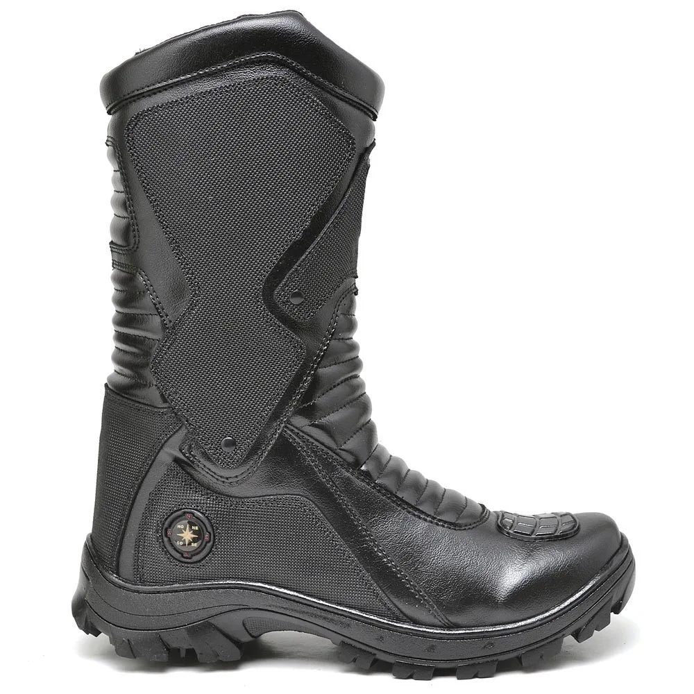 Bota Masculina Biker com Proteção Estilo Tornado