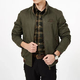 Casaco Masculino Militar Reversível de Algodão