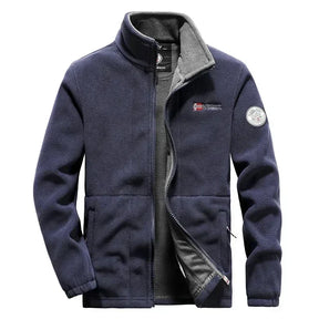 Jaqueta Masculina Polar Para Inverno com Bolsos