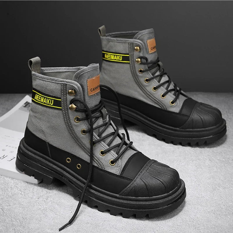 Bota Masculina Para Inverno Cano Alto