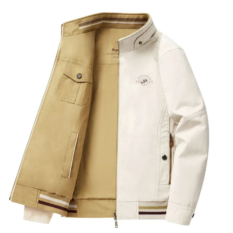 Casaco Masculino Militar Reversível de Algodão