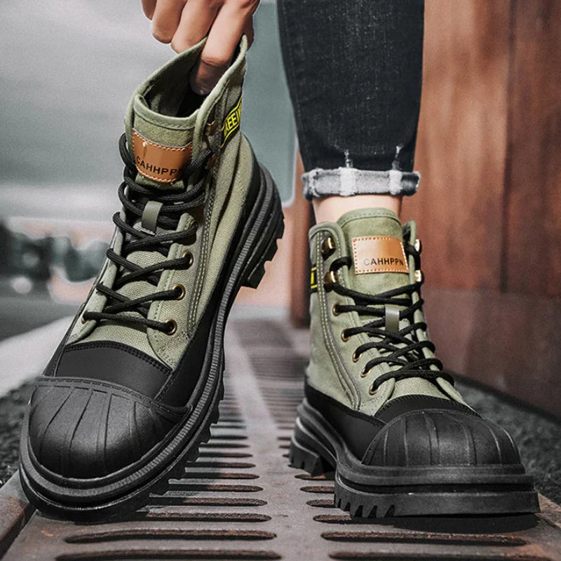 Bota Masculina Para Inverno Cano Alto