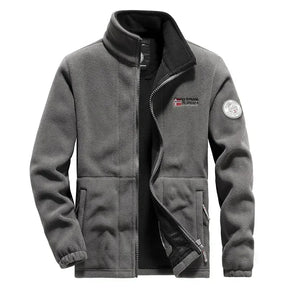Jaqueta Masculina Polar Para Inverno com Bolsos