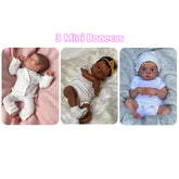 Boneca Mini BebeReborn + Roupinha
