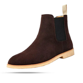 Bota Chelsea em Couro Masculina Montvani MV242