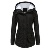 Jaqueta Parka Feminina Forrada com Lã para Inverno Glacier (PROMOÇÃO 2026)