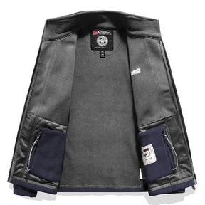 Jaqueta Masculina Polar Para Inverno com Bolsos