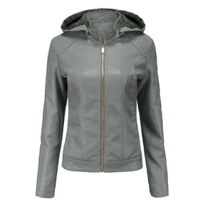 Jaqueta Feminina Oversized com Capuz de Inverno