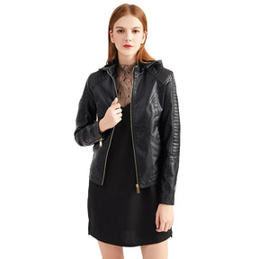 Jaqueta Feminina Oversized com Capuz de Inverno