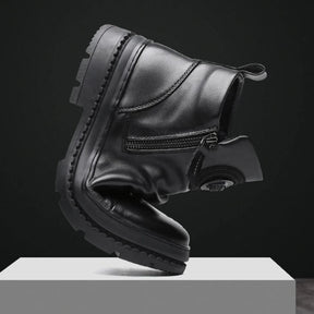 Bota Masculina Cano Alto com Zíper Lateral