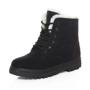 Bota Feminina Para Inverno Salto Baixo Cano Curto