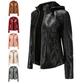Jaqueta Feminina Oversized com Capuz de Inverno