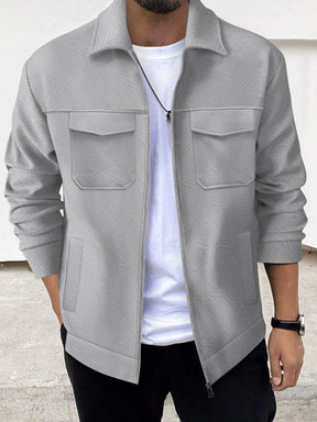 Casaco Masculino Para Inverno Gola Lapel