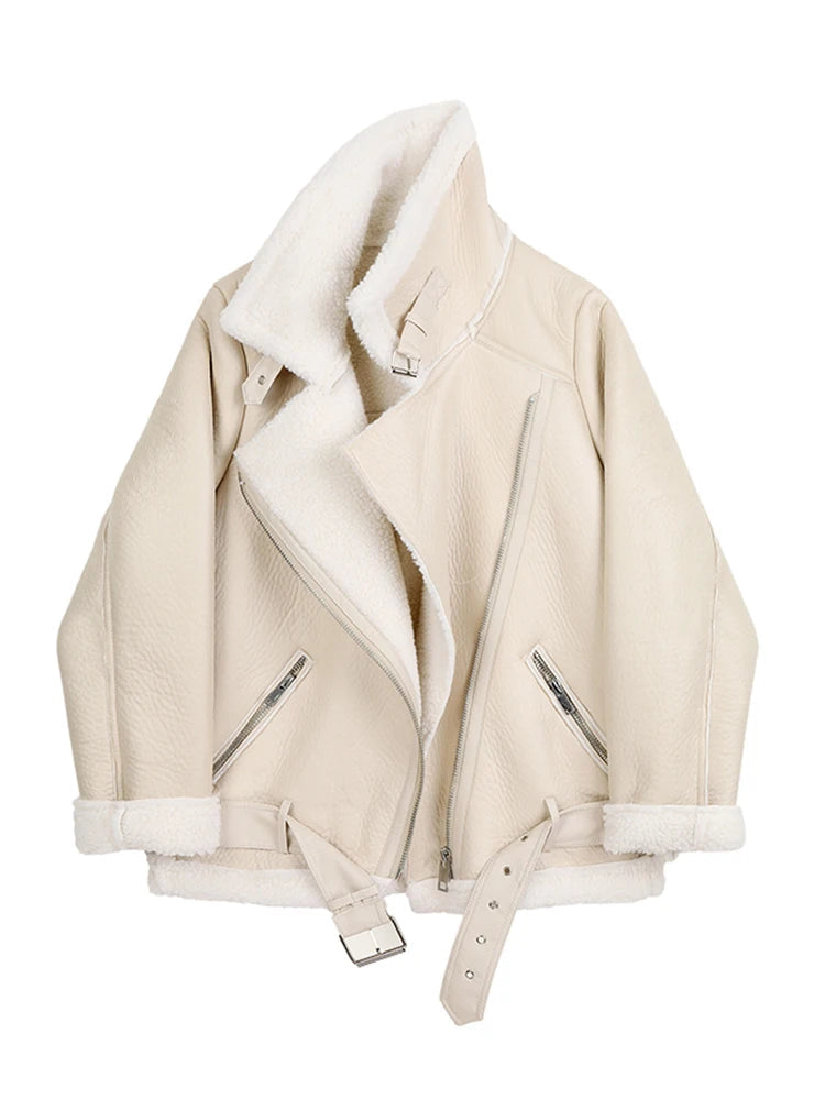 Casaco Feminino Acolchoado Faux com Golaerno