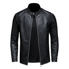 Jaqueta Masculina Gola Alta Slim