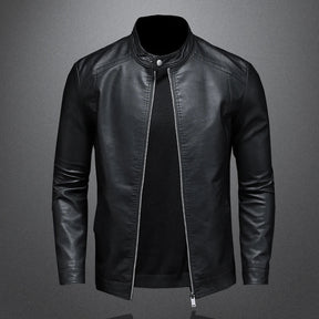 Jaqueta Masculina Gola Alta Slim
