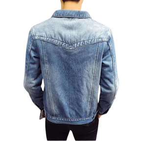 Jaqueta Jeans Masculina Peludo Style