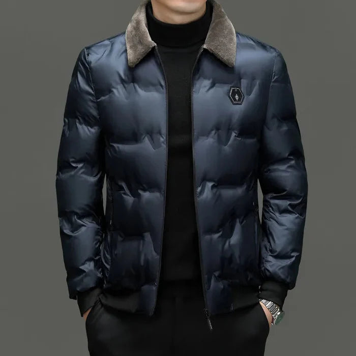 Jaqueta Masculina Acolchoada Veludo Plush