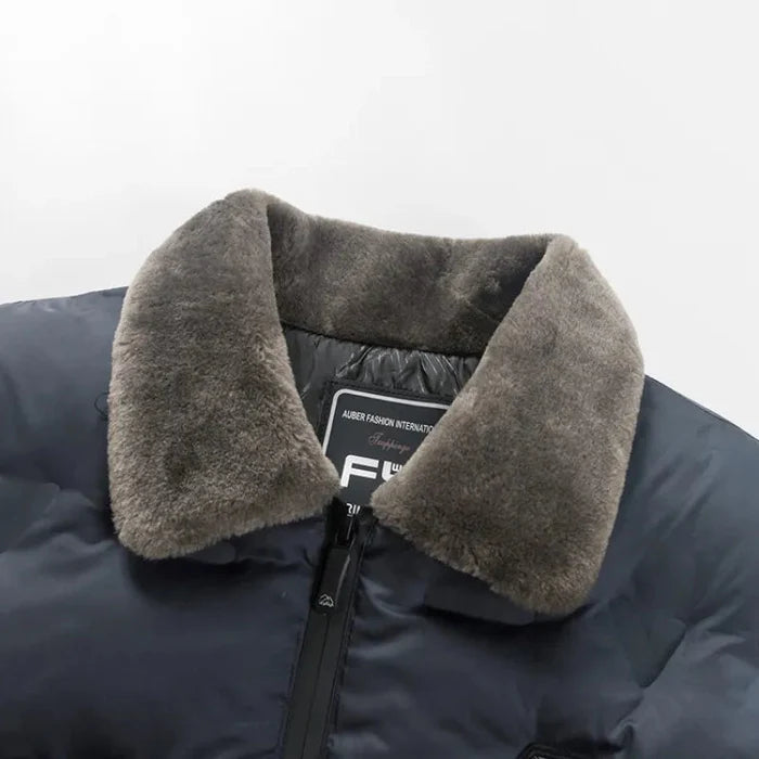 Jaqueta Masculina Acolchoada Veludo Plush