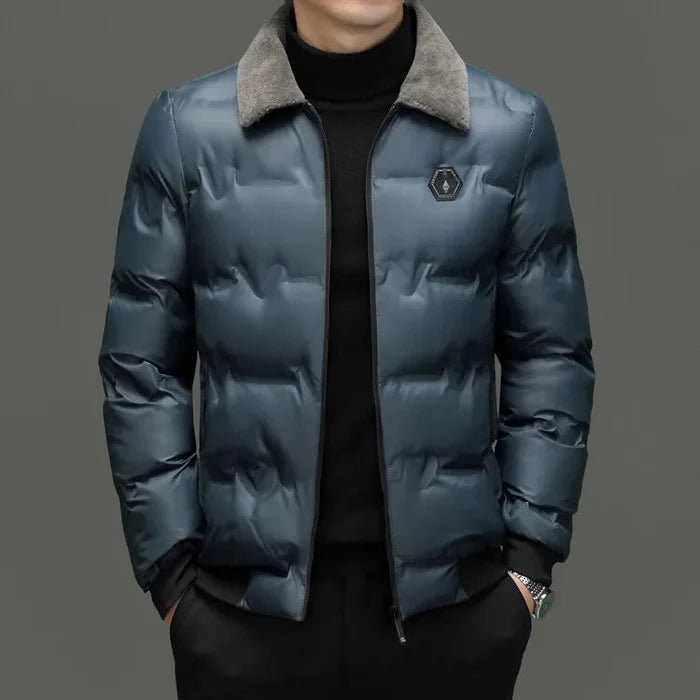 Jaqueta Masculina Acolchoada Veludo Plush