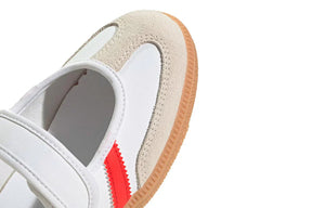 Adidas Samba Jane White Red Gum Branco