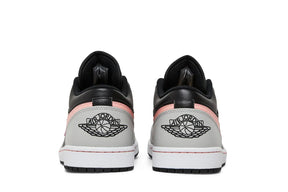 Air Jordan 1 Low Black Grey Pink Cinza