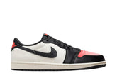 Air Jordan 1 Low x Paris Saint Germain Sail and Off Noir Preto